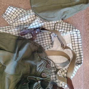 Bow tie and 20's cap baby boy onesie outfit